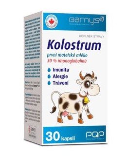 Barnys Kolostrum 30 kapslí - pro podporu imunity