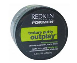 Redken for men - Outplay texture putty - tmel se silnou fixací účesu