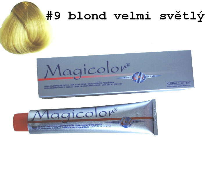 Kleral Barva 9 - Blond velmi světlý